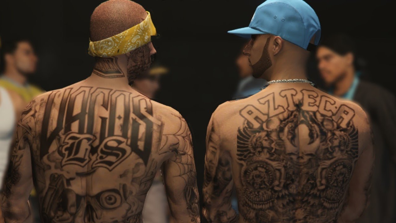 Varrios los aztecas gta 5 фото 47