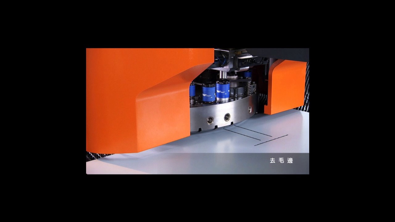 Centroling turret punch press MultiScribbing DeBurring TappingMode