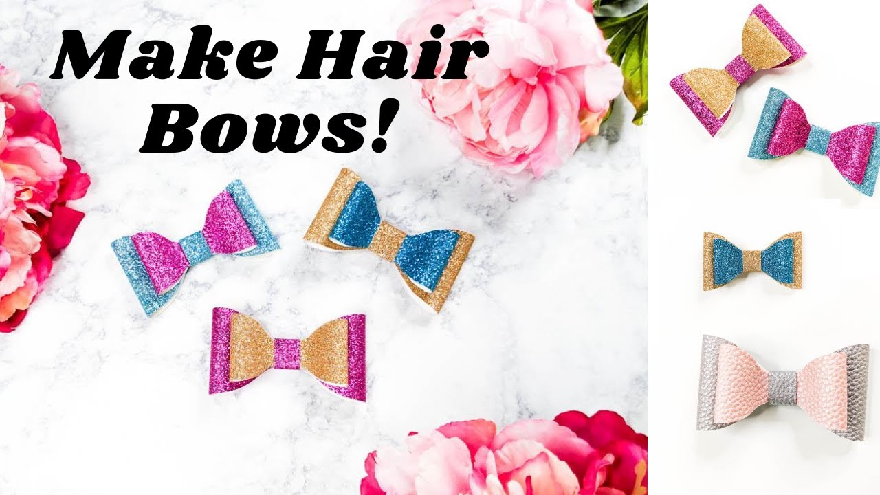 How To Make A Hair Bow I No sew Hair Bow I DIY Easy Bow 