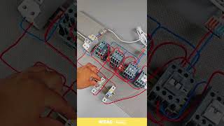 Three Contactor Interlocking Circuit Connection Tutorial.