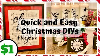 DIY Dollar Tree DIY Holiday Decor! 4 BEST Quick, Easy, Affordable MUST TRY DIYs for Christmas 2020