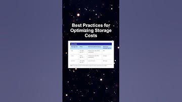Best Practices for Optimizing Storage Costs #ai #artificialintelligence #machinelearning #aiagent