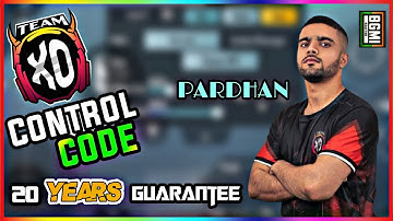(New) Pardhan CONTROL Code Sensitivity 2022 for BGMI 4 finger claw  l Evil Daxter