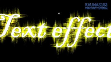 Paint.NET tutorial number 180 - Afterglow text effect