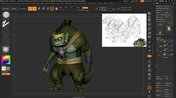 Tutorial Zbrush 3D Sculpting Reptilian Thundercats PART 19