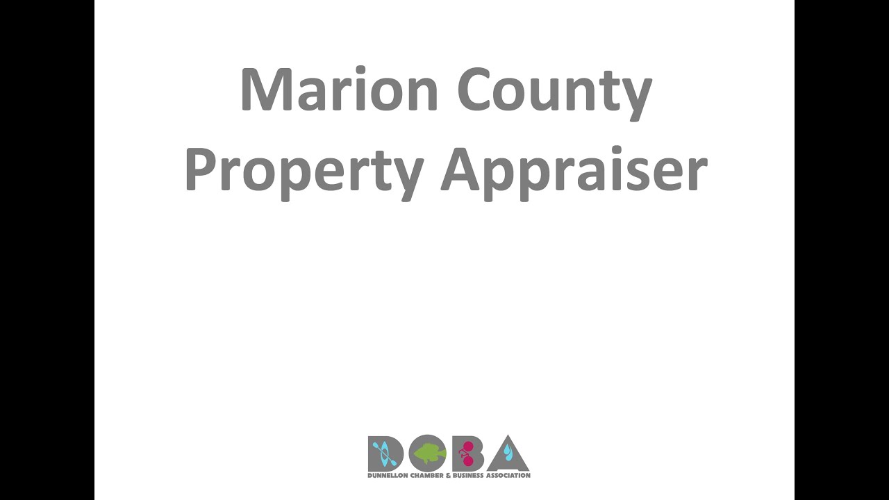 Dcba meet the candidates for marion county property appraiser youtube