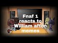 fnaf 1 reacts to William afton memes(READ DISCRIPSHON)