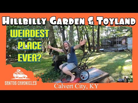 Hillbilly Garden and Toyland - Wackiest Family Trip Yet | Roadside Attraction | Calvert City, KY