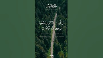 Surah An-Nasr (سورة النصر) adalah surat ke-110 dalam al-Quran.