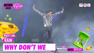 Full Shot Rain 비 -Why Dont We Multi Cam Kcon 2022 Saudi Arabia