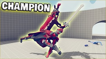 Knight is a horse?! Champion vs Every faction 1v1 - TABS Unit Creator Update