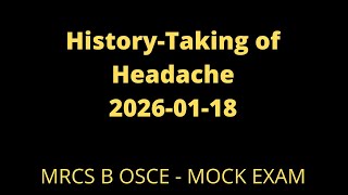 History-Taking of Headache