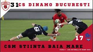 LNR 2023 - Round 3 - CS Dinamo BUCURESTI 31-17 CSM Stiinta Baia Mare