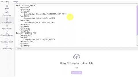 Demo how to import configurations using EasyExtractor