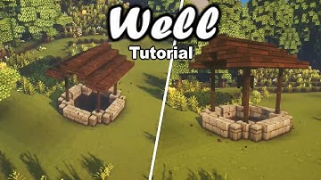 Minecraft Build well tutorial