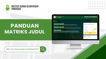 PANDUAN TUGAS AKHIR SIAKAD GAPURA (MAHASISWA) IAIN PONOROGO