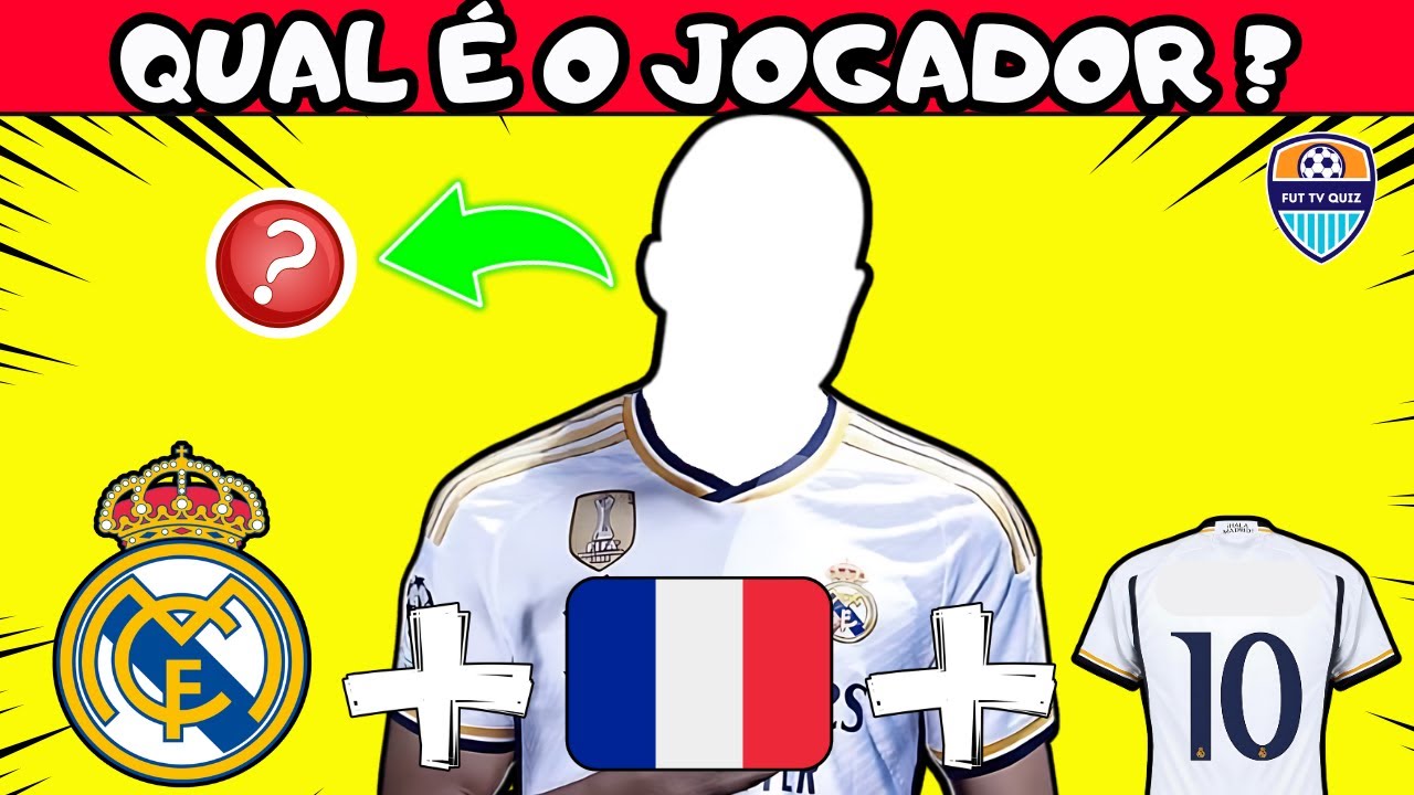 ADIVINHE O JOGADOR DE FUTEBOL | clube + seleção + número | QUIZ DE ...