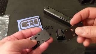 C&H Precision Glock MOS Mounting Plate RMR Holosun CHPWS