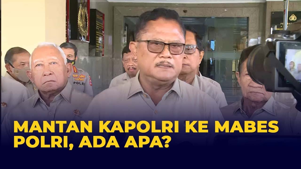 Rombongan Jenderal Mantan Kapolri Sambangi Mabes Polri Bahas Hal Ini..