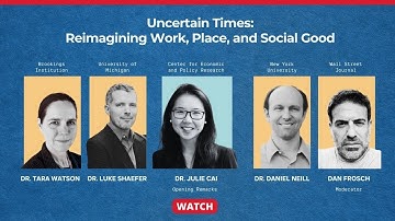 Webinar: Uncertain Times: Reimagining Work, Place, and Social Good