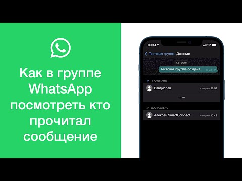 Как в группе в WhatsApp посмотреть кто прочитал сообщение