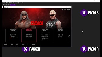Adding wrestlers to Universe mode with X-Packer tutorial