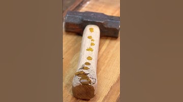 Baby sledgehammer build, My first laminated palm swell. #tools #restoration #vintage #hammer #oak