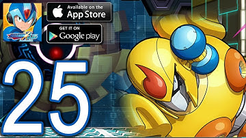 MEGAMAN X DiVE Mobile iOS Android Walkthrough - Part 25 - Armor Enhancement 4, Story 9