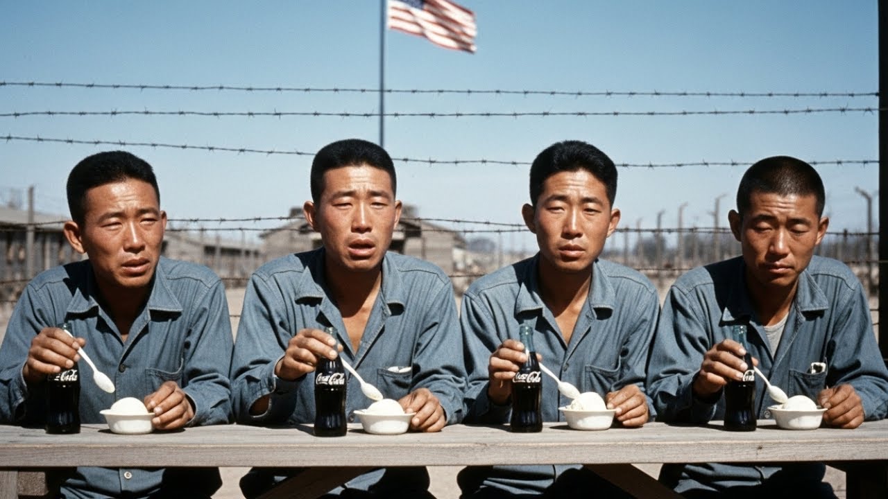 Японские военнопленные попросили воды, а вместо этого получили кока-колу и ванильное мороженое в ...