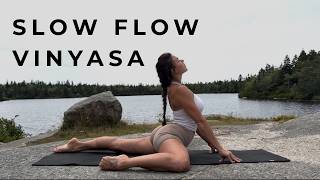 40 Minute Slow Flow Vinyasa Yoga | Heart Opening Backbend Flow