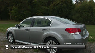 Player Profile 2010 Subaru Legacy Used Car Report
