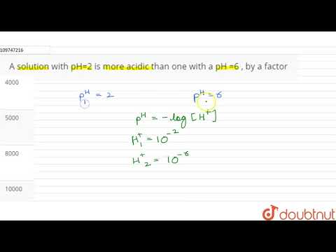 Video: De câte ori mai acid este un pH de 2 decât 5?