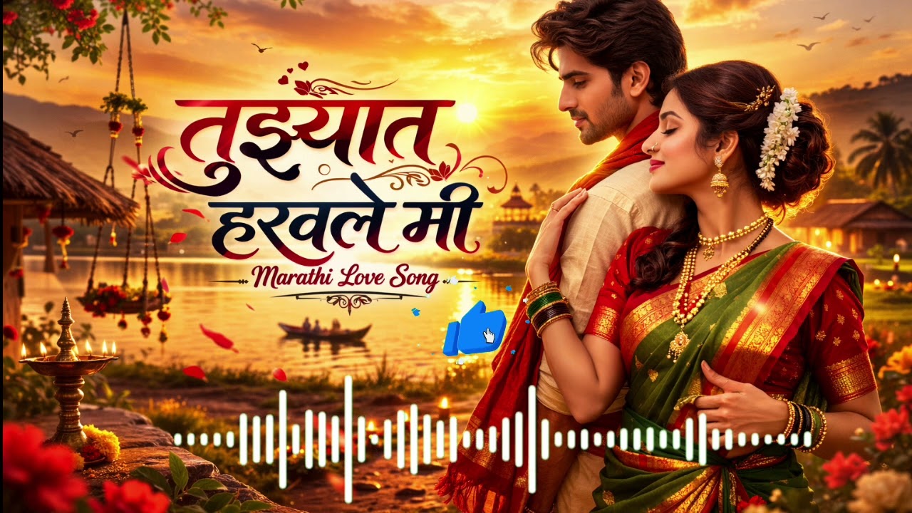 तुझ्यात हरवले मी | Romantic song | Marathi Music Video #marathisong 
