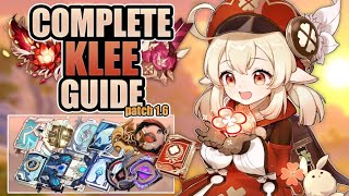 KLEE - COMPLETE GUIDE - 4★/5★ Weapons, Artifacts, Builds & Comp Showcase | Genshin Impact