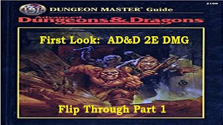 AD&D 2nd edition:  Dungeon Master Guide:  Flip Through Part 1