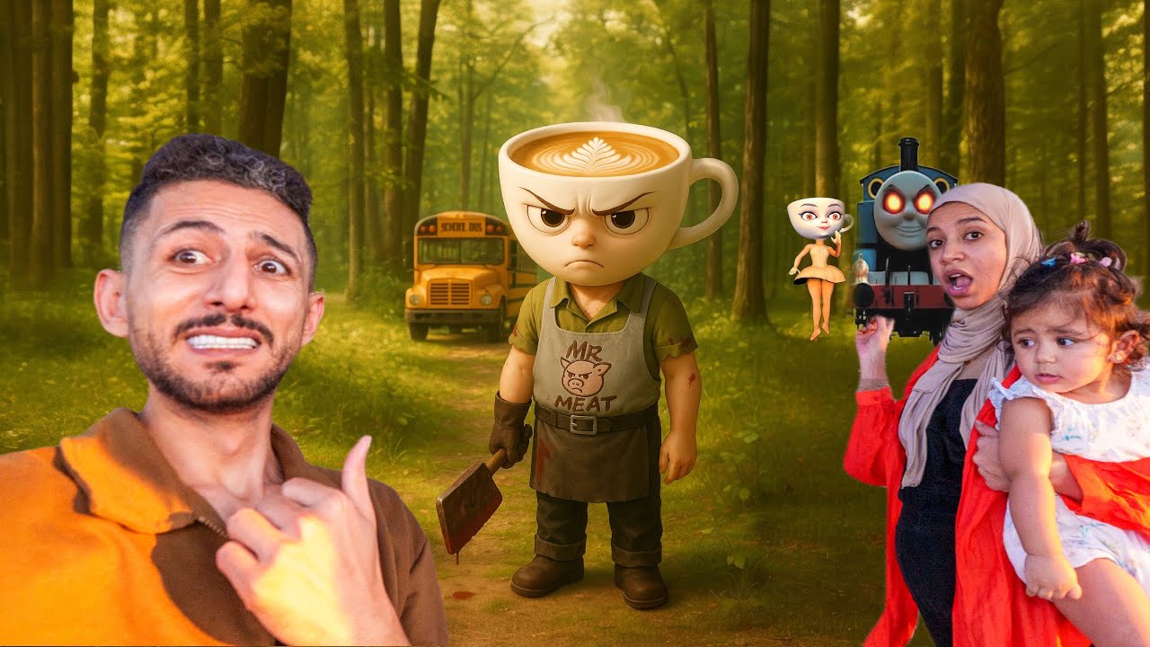 السيد لحمة تنكر براس باليرينا كابوتشينا وحاول يأخذ بنتنا ميمي لكن ايمن ورحمه ساعدوها شوفوا اللي صار 