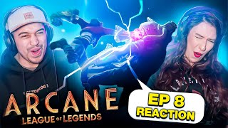 ARCANE EPISODE 8 REACTION - OIL AND WATER - FIRST TIME WATCHING LEAGUE OF LEGENDS SHOW REVIEW - 1x8