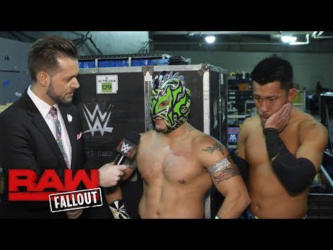 Kalisto vows to shut Enzo's mouth in the Survivor Series Kickoff Match: Raw Fallout, Nov. 13, 2017