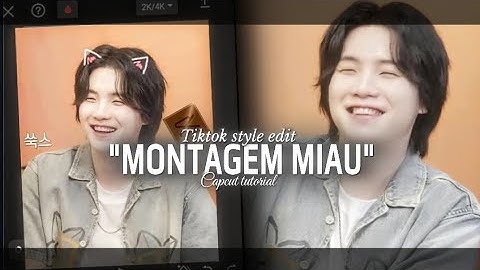 "MONTAGEM MIAU" - KPOP TIKTOK TREND CAPCUT TUTORIAL | BTS | EXPLORE | POPULAR | TRENDING | YOONGI • 