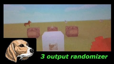 Very simple compact 3 output randomizer for Xbox 360, and Xbox one! Minecraft redstone tutorial!!!