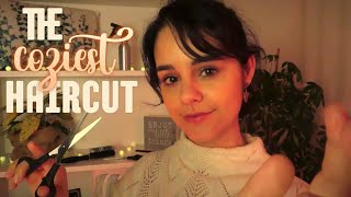 ASMR Super COZY Haircut 💖 Realistic & Tingly Hairdresser Roleplay to Relax & SLEEP