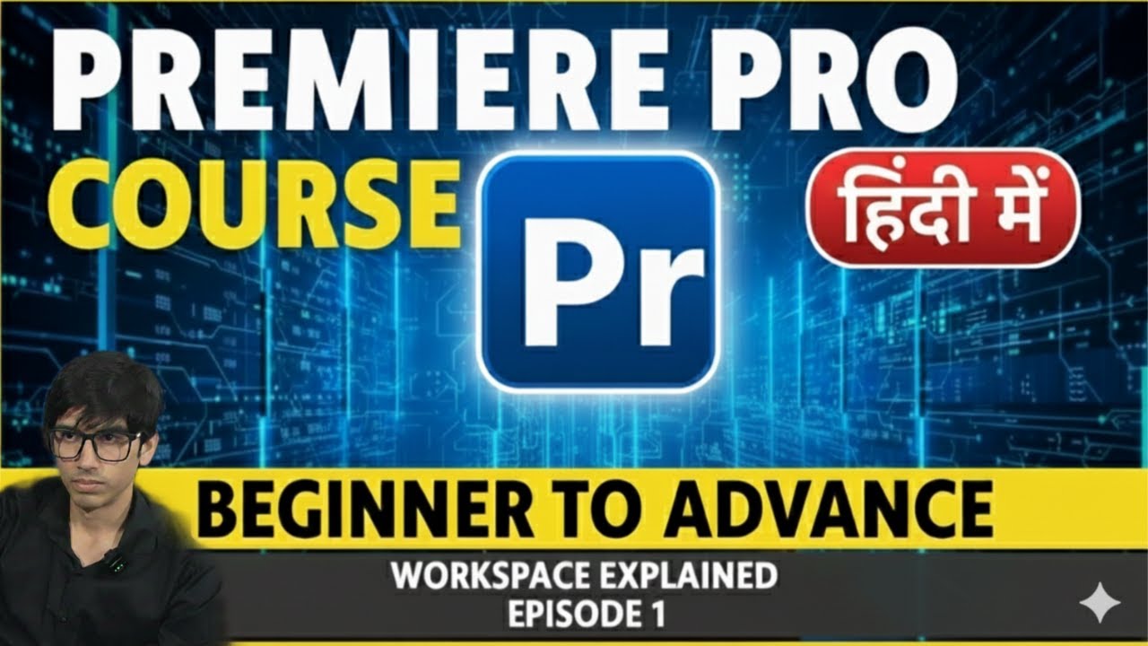 Premiere Pro Complete Course – Episode 1 | Workspace + Tools Explained