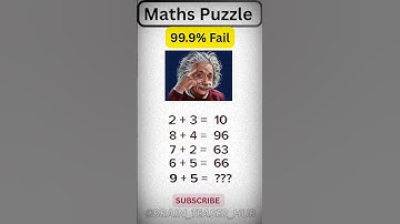 Only genius mind can answer part-212 #riddles #mathproblem #solution #mathpuzzle