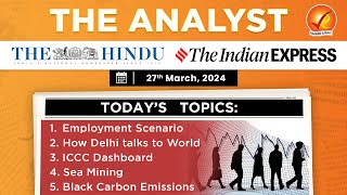 27th March 2024 Current Affairs | The Analyst | Daily Current Affairs | Current Affairs Today