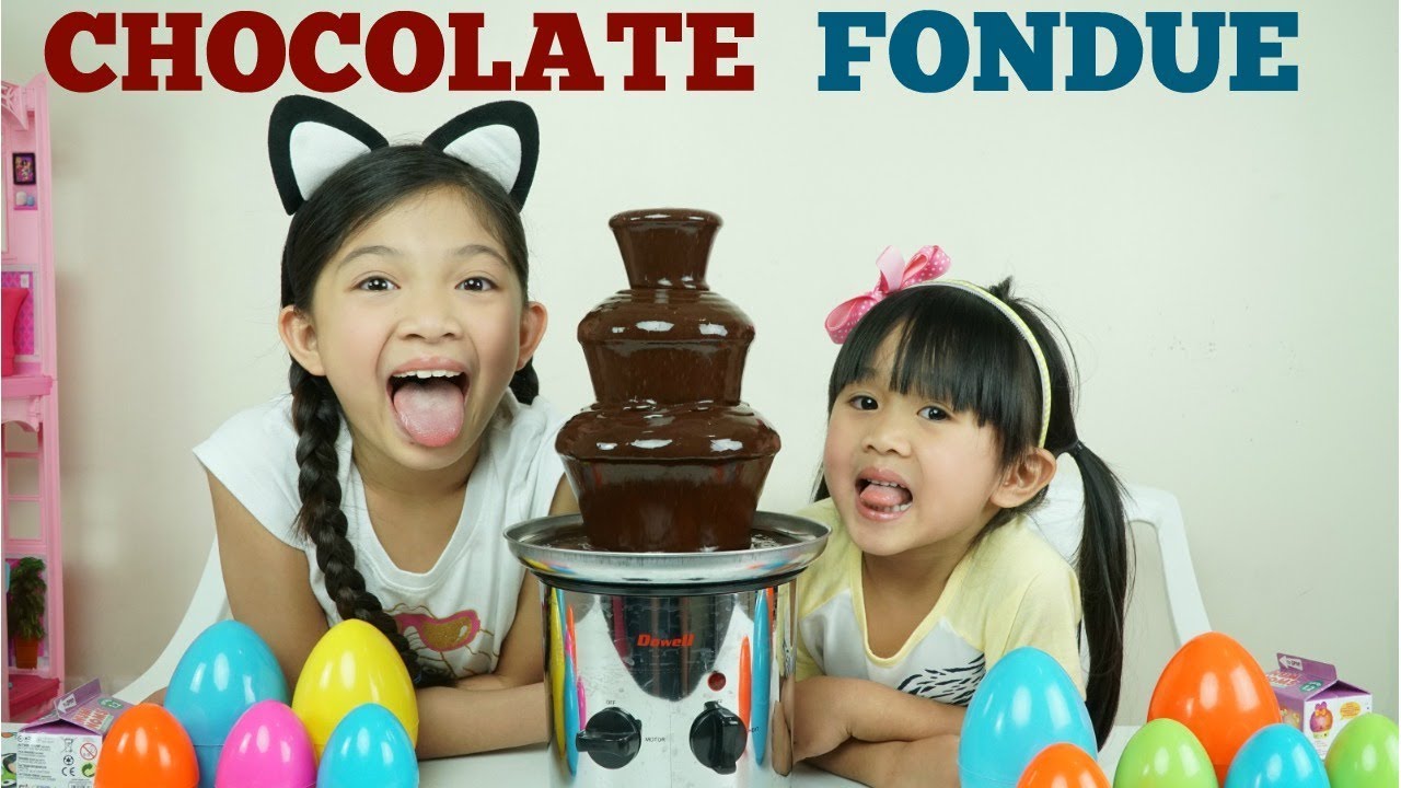 Chocolate Fondue Challenge with Cool PRIZES