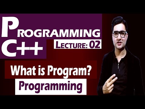 Lecture: 02 | What is Program? Hindi/Urdu | by Syed Bakht
