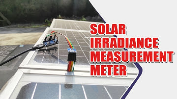 How to build a Simple Irradiance Measurement Device using Arduino