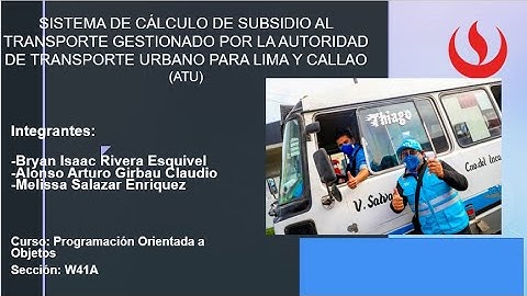 TRABAJO FINAL PROGRAMACION ORIENTADA A OBJETOS - GRUPO 3 UPC