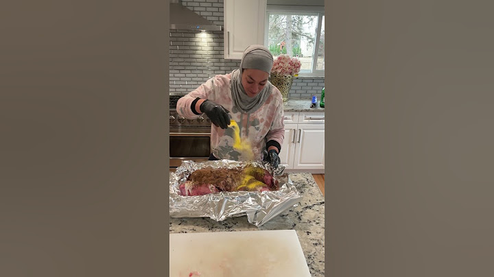 Holiday Middle Eastern lamb leg