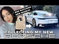 COLLECTING MY NEW PORSCHE 911!! (To match my gold Dior bag!) / 992 WITH AERO KIT